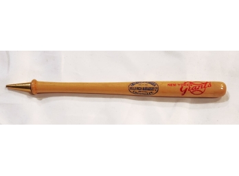 Pre 1957 Hillerich & Bradsby NJ Giants Baseball Bat Mechanical Pencil Souvenier