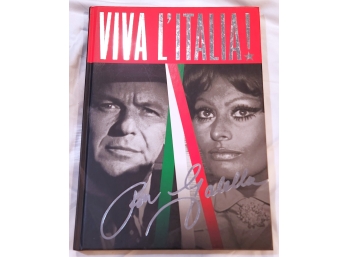 Viva Italia! Autographed Inscribed By Paparazzi Ron Galella Coffee Table Book