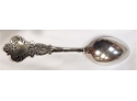 Sterling Silver Souvenir Spoon Montreal First Nation Indian Chief 18 Grams
