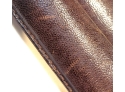 Handsome Dunhill Portable Pocket 4-Cigar Travel Case Holder Brown Leather Gold Stamp