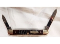 Lot/4 Vintage Pocket Knives Case Colonial Utica Girlscouts Featherweight (2) Richland Corkscrew