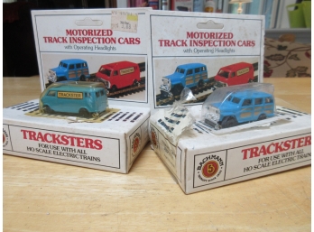 Pair Of Bachmann Motorized Track Inspection Cars (BOX4)