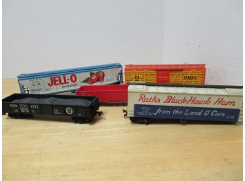 Misc. Box Cars W/ Jell-o As Is (BOX4)