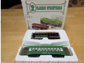 2 Classic Streetcars NIB (BOX4)