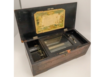 Antique Working Music Box