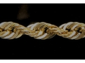 Beautiful Genuine Gold 4mm Thick Rope Chain! Over 5.5 Grams! We Ship In USA See Terms