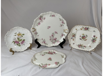 Plates And Platters - Limoges And Other