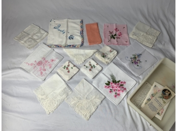 Assortment Of Ladies Handkerchiefs
