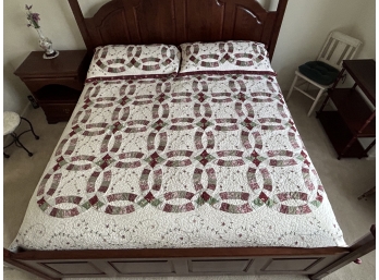 King Size Bedspread And Sheet Set With Shams