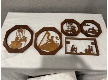 Wood Cut Out Silhouettes
