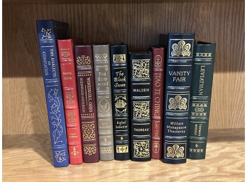 Easton Press Collectors Books - The Black Swan, Walden, Vanity Fair And More