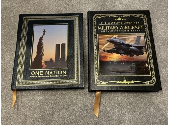 Easton Press Collectors Books - One Nation And The Worlds Greatest Military Aircraft