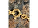 18K Gold 29.4dwt 45.7 Grams Anchor Chain Necklace Italy 32.5'