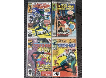 Four Spiderman Comics