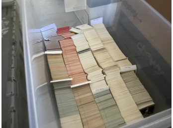 Massive 80s/90s Baseball Card Collection (sets) (clear Box W White Top)