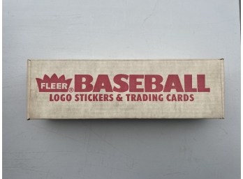 1989 Fleer Baseball Box Set (full W Sticker)