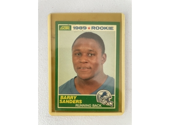 Barry Sanders Rookie Card
