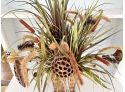 Mixed Dry Flower Floral Arrangement In Decorative Planter/Vase