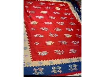 Hand Knotted KIlm Rug 139'x114'  #4701.
