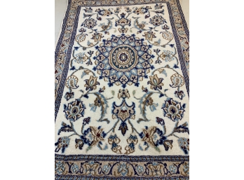 Hand Knotted Persian Picture  Nain Rug 52'x34'.  #722
