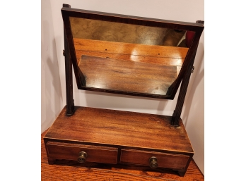 Antique Vanity Or Dresser Top With Drawers