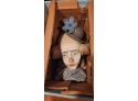 Lladro 'Pensive' Clown Bust - Retired
