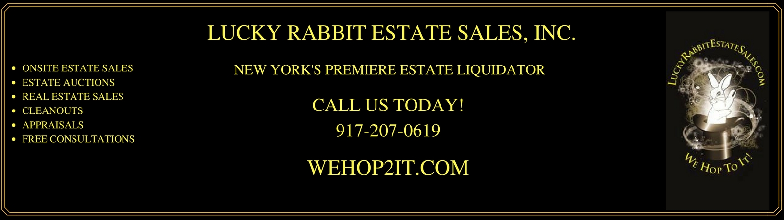 Lucky Rabbit Estate Sales, Inc  | Auction Ninja