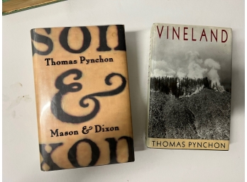 2 Books Thomas Pynchon  Vineland And Mason And Dixon First Editions