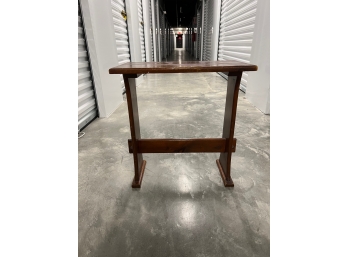 Small Solid Wood End Table/bookshelf