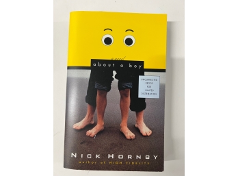 Nick Hornby ~ About A Boy, Uncorrected Proof  Limited Distribution