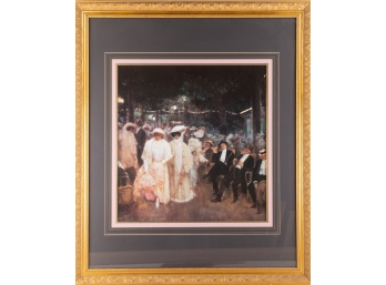 Impressionist Print 'Open Air Party '