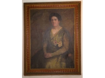 Woman Portrait Oil On Canvas