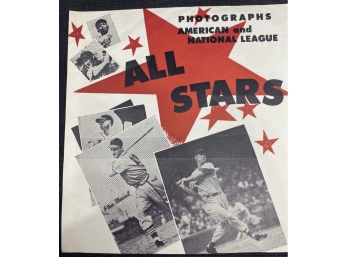 Vintage American And National League All Star Photos