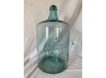 Rare Varuna 5 Gallon Glass Spring Water Co. Jug Stamford, CT