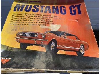 Vintage Engine Powered 1966 Ford Mustang GT Toy, Model 217, 1/11 Scale