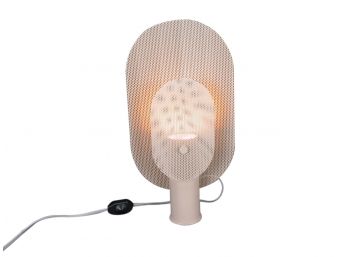 Blu Dot Filter Dusty Rose Lamp - Contemporary Modern Mid-century Interpretation - Really Interesting Light