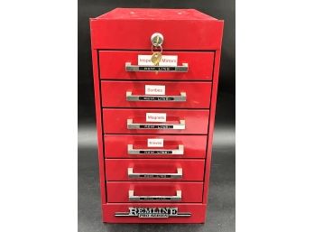 Metal Remline Pro Series 6 Drawer Tool Cabinet With Keys - (T2)