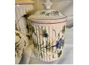 Ornate Floral Kitchen Containers Made In Italy