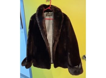 Vintage Vandevers Tulsa Synthetic Fur Coat - C.1950