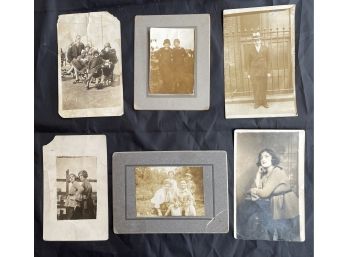 An Assortment Of Old Photos And Photo Postcards