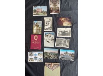 Vintage Mozart Themed Postcard Collection Dated 1955-57