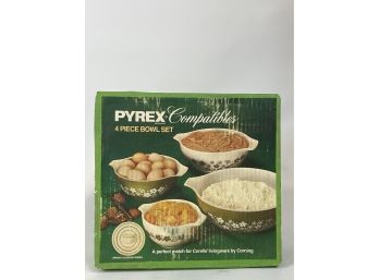 New Old Stock! Never Opened - Pyrex Four Piece Bowl Set - 440-1