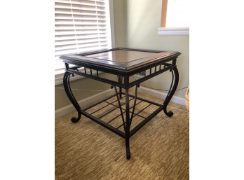 Side Table With Lower Shelf