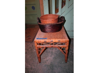 Side Table & Baskets