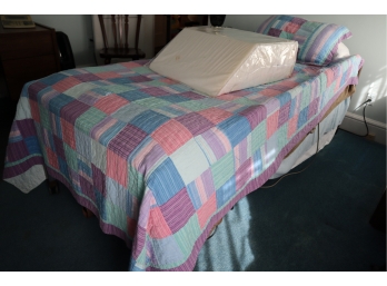 Hospital Bed (Twin Size) & Pillow Wedge