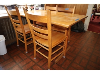 Rectangular Table & 4 Chairs