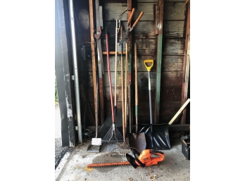 Wall Of Lawn Tools