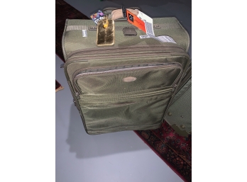 Two Pale Green Luggage