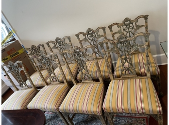 Century Dining Chairs - Pair Of Arm Chairs And 8 Side Chairs - 40'h