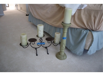 Decorative Candle Holders - 10'h X 22' / 18' H